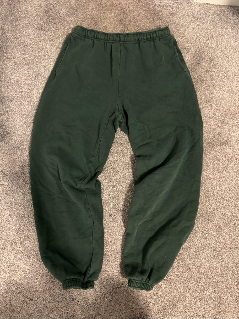 TNA Dark Green Jogger Sweatpants